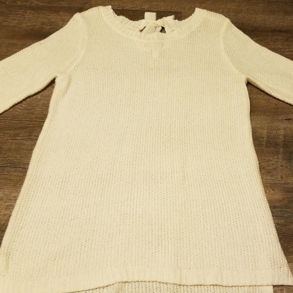 White Lauren Conrad light weight sweather - Picture 1 of 4